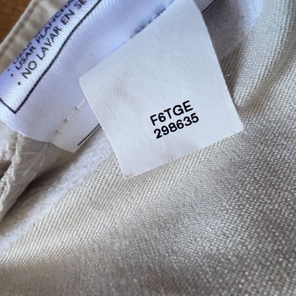 Nike Golf Pants Women's Size 6 S Khaki Tan Dri-Fit UV Protection Cropped - Picture 7 of 11